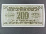 vydání pro okupovanou Ukrajinu 1942, 200 Karbowanez 10.3.1942, Grab. ZWK - 54