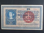 25 Kronen (1920) série 1142 s přetiskem, Ri. A33