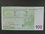 100 Euro 2002 s.X, Německo, podpis Mario Draghi, E004 tiskárna F. C. Oberthur, Francie
