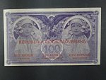 100 Kč 15.4.1919 série 0012, nádherná kvalite, nepatrný ohyb, Ba. 12, Pi. 11a