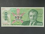 100 Kčs 1989 s. A 27