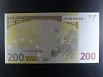 200 Euro 2002 s.X, Německo, podpis Willema F. Duisenberga, R005 tiskárna Bundesdruckerei, Německo
