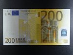 200 Euro 2002 s.X, Německo, podpis Willema F. Duisenberga, R005 tiskárna Bundesdruckerei, Německo
