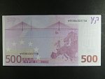 500 Euro 2002 s.V, Španělsko, podpis Willema F. Duisenberga, T001 tiskárna  Belgie