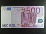 500 Euro 2002 s.Z, Belgie, podpis Willema F. Duisenberga, T001 tiskárna Belgie