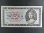 100 Kčs 1945 série H 09