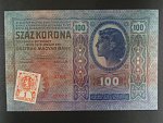 100 K 2.1.1912, kolkovaná, série 2107