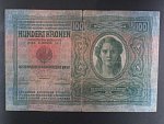 100 K 1912, padělaný kolek s raz. 