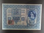 1000 K 1902 série 1230, kolkovaná , typ A2, šedý podtisk