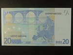 20 Euro 2002 s.E, Slovensko, podpis Jeana-Clauda Tricheta, G013 tiskárna Koninklijke Joh. Enschedé, Holandsko