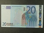 20 Euro 2002 s.F, Malta, podpis Jeana-Clauda Tricheta, G014 tiskárna Koninklijke Joh. Enschedé, Holandsko