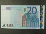 20 Euro 2002 s.F, Malta, podpis Mario Draghi,  R027 tiskárna Bundesdruckerei, Německo