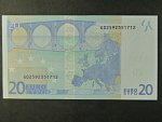 20 Euro 2002 s.G, Kypr, podpis Jeana-Clauda Tricheta, G014 tiskárna Koninklijke Joh. Enschedé, Holandsko
