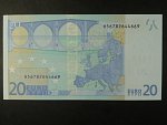 20 Euro 2002 s.H, Slovinsko, podpis Jeana-Clauda Tricheta, G013 tiskárna Koninklijke Joh. Enschedé, Holandsko