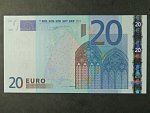 20 Euro 2002 s.M, Portugalsko, podpis Willema F. Duisenberga, U002 tiskárna  Valora - Banco de Portugalsko, Portugalsko