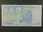 20 Euro 2002 s.M, Portugalsko, podpis Willema F. Duisenberga, U006 tiskárna  Valora - Banco de Portugalsko, Portugalsko