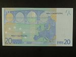 20 Euro 2002 s.M, Portugalsko, podpis Jeana-Clauda Tricheta, U017 tiskárna  Valora - Banco de Portugalsko, Portugalsko