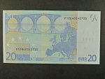 20 Euro 2002 s.P, Holandsko, podpis Jeana-Clauda Tricheta, G005 tiskárna Koninklijke Joh. Enschedé, Holandsko