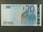 20 Euro 2002 s.P, Holandsko, podpis Jeana-Clauda Tricheta, G007 tiskárna Koninklijke Joh. Enschedé, Holandsko