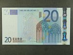 20 Euro 2002 s.P, Holandsko, podpis Jeana-Clauda Tricheta, G010 tiskárna Koninklijke Joh. Enschedé, Holandsko
