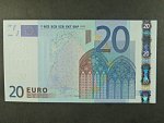 20 Euro 2002 s.P, Holandsko, podpis Jeana-Clauda Tricheta, G011 tiskárna Koninklijke Joh. Enschedé, Holandsko