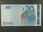 20 Euro 2002 s.P, Holandsko, podpis Jeana-Clauda Tricheta, G015 tiskárna Koninklijke Joh. Enschedé, Holandsko