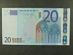 20 Euro 2002 s.P, Holandsko, podpis Mario Draghi, R017 tiskárna Bundesdruckerei, Německo 