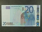 20 Euro 2002 s.P, Holandsko, podpis Mario Draghi, R019 tiskárna Bundesdruckerei, Německo 