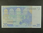 20 Euro 2002 s.P, Holandsko, podpis Mario Draghi, R020 tiskárna Bundesdruckerei, Německo 