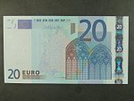 20 Euro 2002 s.P, Holandsko, podpis Mario Draghi, R029 tiskárna Bundesdruckerei, Německo 