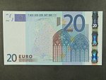 20 Euro 2002 s.S, Itálie, podpis Willema F. Duisenberga, J002 tiskárna Istituto Poligrafico e Zecca dello Stato, Itálie
