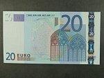 20 Euro 2002 s.S, Itálie, podpis Willema F. Duisenberga, J010 tiskárna Istituto Poligrafico e Zecca dello Stato, Itálie