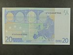 20 Euro 2002 s.S, Itálie, podpis Jeana-Clauda Tricheta, J013 tiskárna Istituto Poligrafico e Zecca dello Stato, Itálie