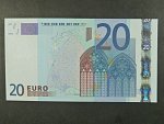 20 Euro 2002 s.S, Itálie, podpis Jeana-Clauda Tricheta, J013 tiskárna Istituto Poligrafico e Zecca dello Stato, Itálie