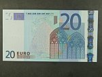 20 Euro 2002 s.S, Itálie, podpis Jeana-Clauda Tricheta, J014 tiskárna Istituto Poligrafico e Zecca dello Stato, Itálie