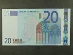 20 Euro 2002 s.S, Itálie, podpis Jeana-Clauda Tricheta, J021 tiskárna Istituto Poligrafico e Zecca dello Stato, Itálie