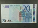 20 Euro 2002 s.S, Itálie, podpis Jeana-Clauda Tricheta, J022 tiskárna Istituto Poligrafico e Zecca dello Stato, Itálie
