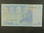 20 Euro 2002 s.S, Itálie, podpis Jeana-Clauda Tricheta, J023 tiskárna Istituto Poligrafico e Zecca dello Stato, Itálie