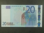 20 Euro 2002 s.S, Itálie, podpis Jeana-Clauda Tricheta, J025 tiskárna Istituto Poligrafico e Zecca dello Stato, Itálie