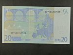 20 Euro 2002 s.S, Itálie, podpis Mario Draghi, J034 tiskárna Istituto Poligrafico e Zecca dello Stato, Itálie