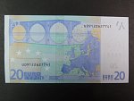 20 Euro 2002 s.U, Francie, podpis Willema F. Duisenberga, L005 tiskárna Banque de France, Francie