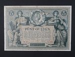 5 Gulden 1.1.1881 série Hi 48, Ri. 144