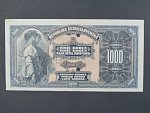 1000 Kč 15.4.1919 serie D bankovní vzor s per. NEPLATNÉ + SPECIMEN + 2x perf. otvor, Ba.14, Pi. 13s, Ka. 8g