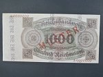 Německo, 1000 RM 1924 série A, podtiskové písmeno A anulát s přetiskem  MUSTER a perf. BNB, Baj. D9, Ro. 172a, Grab. DEU-178