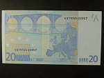 20 Euro 2002 s.E, Slovensko, podpis Jeana-Clauda Tricheta, G012 tiskárna Koninklijke Joh. Enschedé, Holandsko