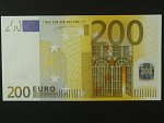 200 Euro 2002 s. L, Finsko, podpis Willema F. Duisenberga, D001 tiskárna Setec Oy, Finsko
