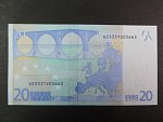 20 Euro 2002 s.U, Francie, podpis Willema F. Duisenberga, L012 tiskárna Banque de France, Francie