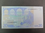 20 Euro 2002 s.U, Francie, podpis Willema F. Duisenberga, L013 tiskárna Banque de France, Francie