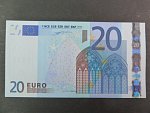 20 Euro 2002 s.U, Francie, podpis Willema F. Duisenberga, L013 tiskárna Banque de France, Francie