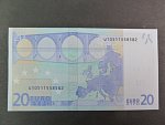 20 Euro 2002 s.U, Francie, podpis Willema F. Duisenberga, L016 tiskárna Banque de France, Francie